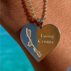 18K Gold Lošinj Heart Pendant Only | Bellamare Jewelry